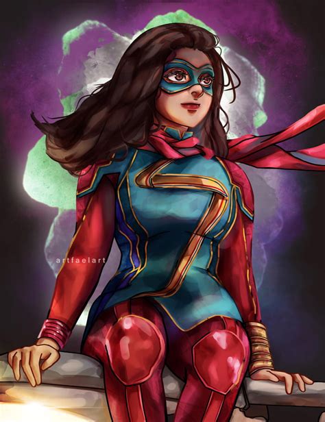 Made Another Ms Marvel Fan Art Marvel Hire Me Pls 😙 9gag