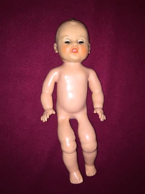 Vintage 12” Horsman Doll W Rubber Body Ebay