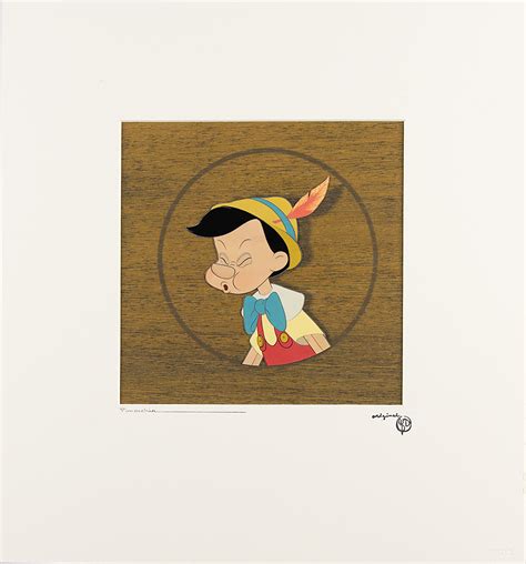 Pinocchio Production Cel From Pinocchio Rr Auction