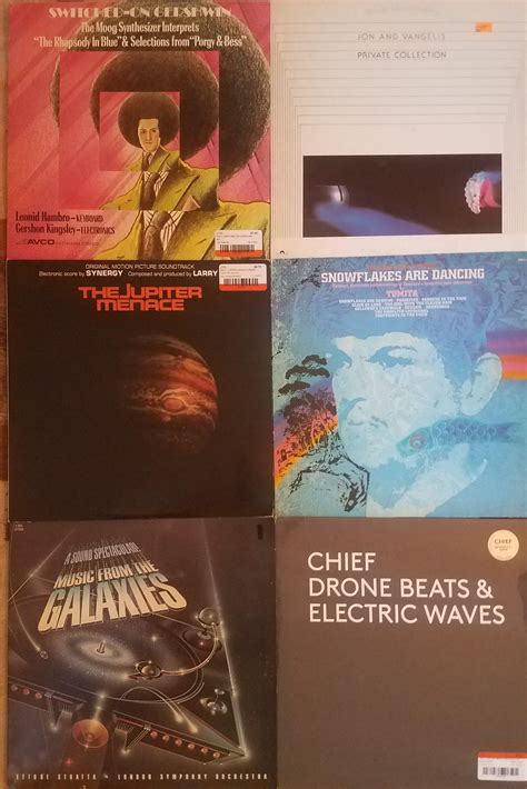 Pretty Synth Heavy Score At The Used Record Store Today