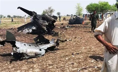 Pakistan Air Force Ft 7 Jet Crashes On Training Mission Irna English