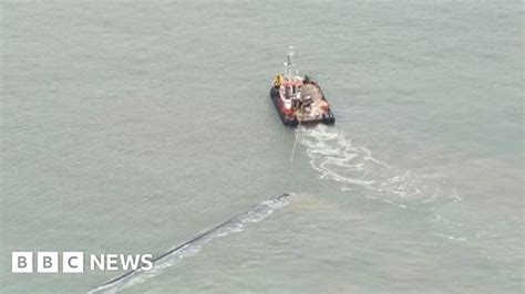 norfolk beach giant pipe salvage under way bbc news