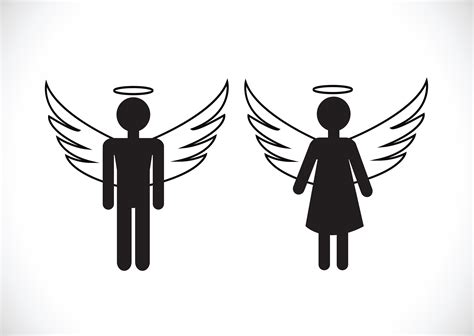 Pictogram Angel Icon Symbol Sign 644000 Vector Art At Vecteezy
