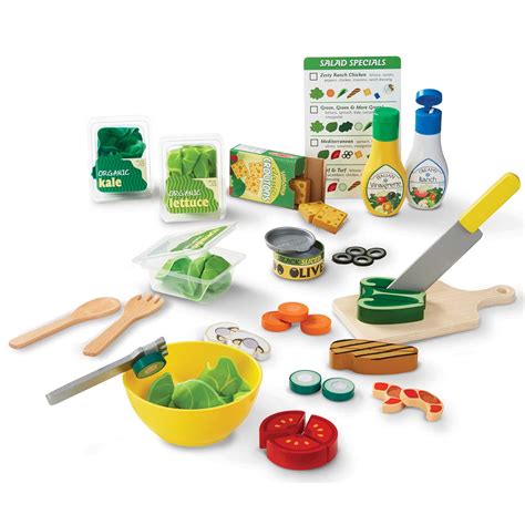 Slice And Toss Salad Play Food Set Beckers School Supplies