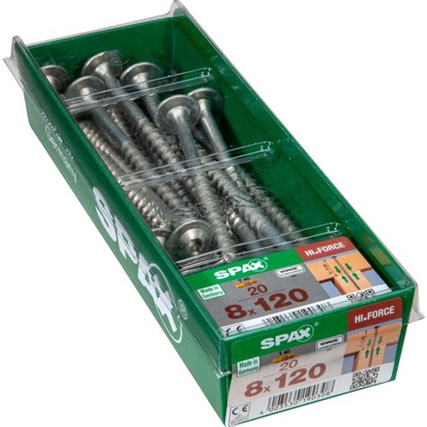Spax Construction Screw With Washer Head Partial Thread Wirox
