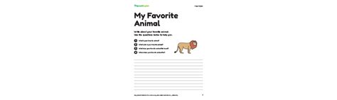 Top 112 My Favorite Animal Writing
