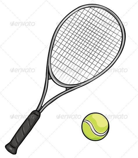 How To Draw A Tennis Racquet And Ball Brushpenartdrawingsketches