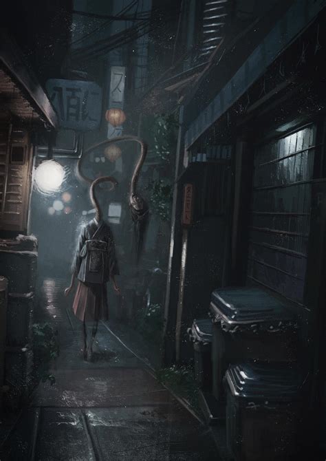 Rokurokubi (my artwork) : r/Nioh