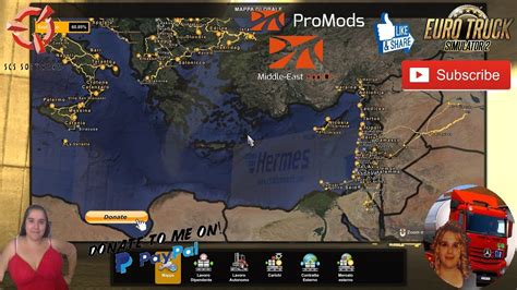 Euro Truck Simulator 2 1 45 Middle East Add On For Promods Map V2 62