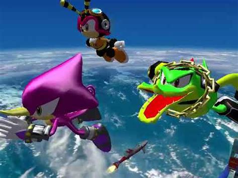 Sonic Heroes Egg Fleet Team Chaotix In Team Sonic S Stage Youtube