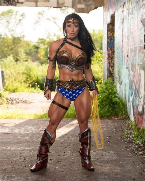 Beautiful Fit Physiques In Fitness Models Female Play Wonder Woman Themyscira Min Video