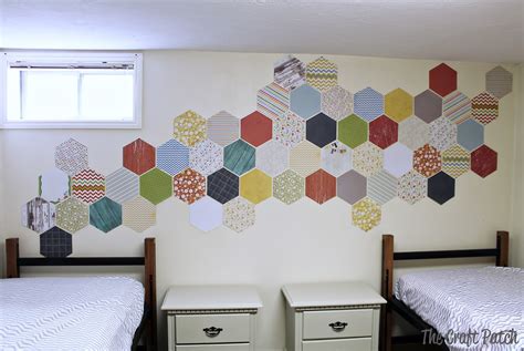 Kids Room Decorating Hexagon Wall Treatment