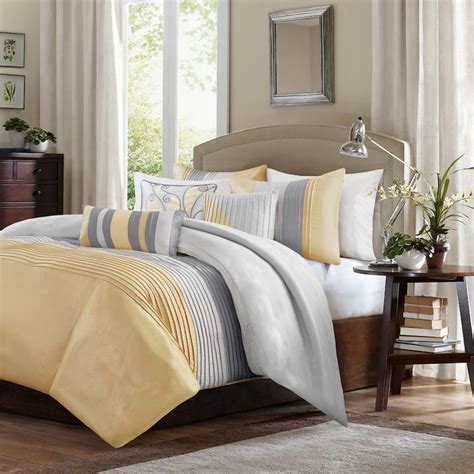 Madison Park Eastridge 6 Piece Duvet Cover Set Comforter Sets Bed