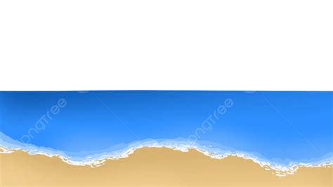 Small Waves On The Sandy Beach Beach Wave Summer Png Transparent
