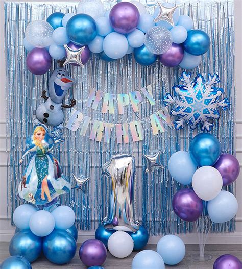 Disney Frozen Birthday Balloon Kit Set Disney Frozen Theme Party