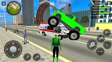 Spider Rope Hero Ninja Gangster Crime Vegas City 25 Android Gameplay