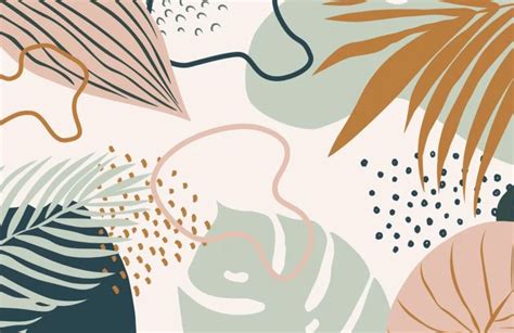 Looking for the best wallpapers? Green Abstract Tropical Wallpaper | Feature Design | MuralsWallpaper | Desktop wallpaper art ...