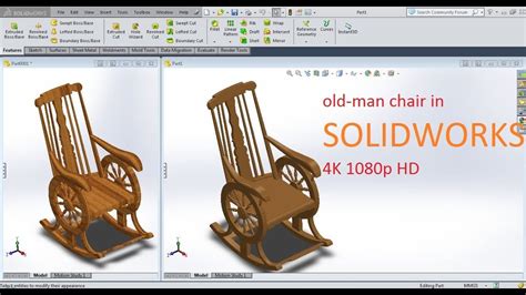 Solidworks Chair Making Chair In Solidworkscad Cam Engineer