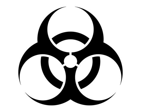Biohazard Sign Clip Art Free Vector Biological Hazard Clip Art Library