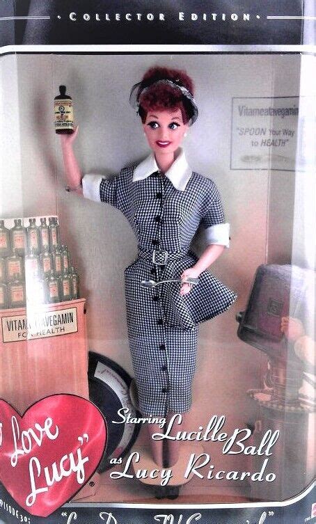 barbie i love lucy doll lucy does a tv commercial collector edition 1997 mattel ebay