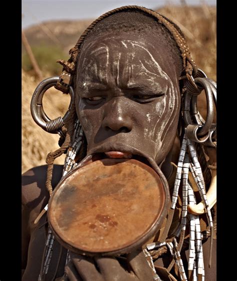 Lip Plates Of The Mursi Tribe Of Ethiopia Inside The Worlds Most