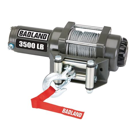 3500 Lbs Atvutility Electric Winch With Automatic Load Holding Brake