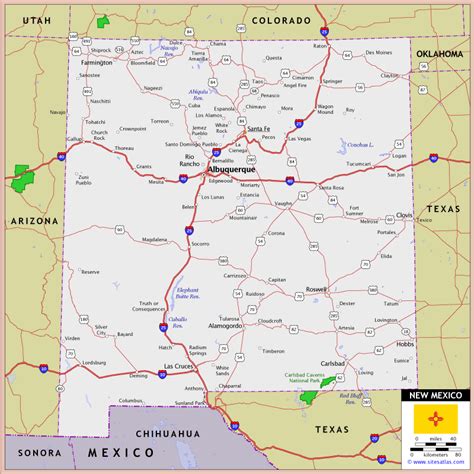 Lista 97 Foto Mapa De Nuevo México Y Texas Alta Definición Completa