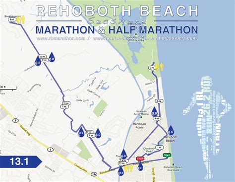 Marathon Maps Rehoboth Beach Rehoboth Marathon