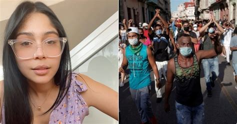 Youtuber Cubana Daniela Reyes Queremos Un Cambio Democracia Y Libertad