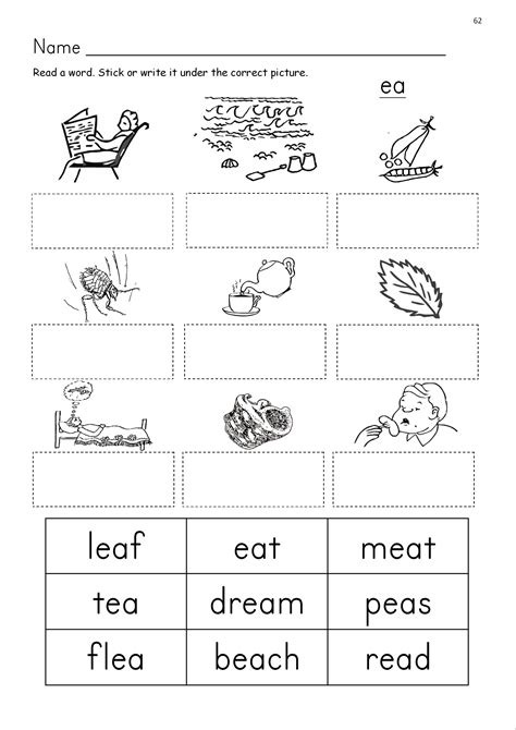 Ea Phonics Worksheets Sound It Out Phonics