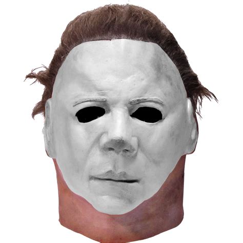 Latex Michael Myers Mask With Hair Halloween Ii Costume Accessory One