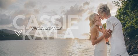 St Thomas Virgin Islands Lesbian Wedding Cassie And Kayla