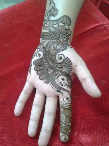 Streak Special Arabic Mehndi Designs For Forehand And Fingers Special