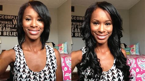 The video introduce the natural black hair extensions and how to use the clip in hair extensions. Quick & Easy: How to Clip Hair Extensions into Short Hair ...