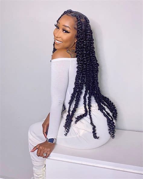 39 Knotless Braids With Passion Twist Hair Leilaewelina