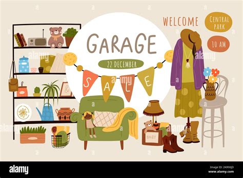 Garage sale finds Stock Vector Images - Alamy