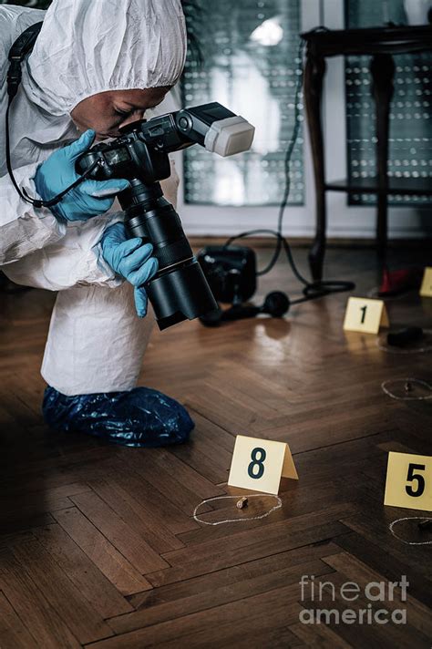 Crime Scene Investigation Photograph By Microgen Imagesscience Photo