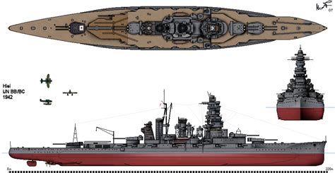 Ijn Battleship Hiei Naval History Military History Scale Model Ships