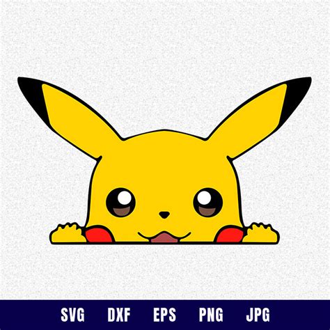 Pokemon Svg Cutfiles Pokemon Clipart Eps And Png Files Etsy