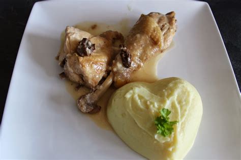 Les recettes de Phiphine Poulet comté vin jaune et morilles