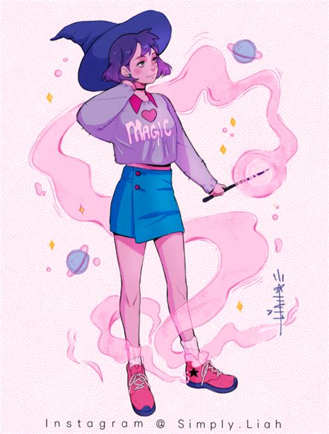 Witch In Pink By Simplyliah ᴡɪᴛᴄʜʏ ╰ ´・ω・つ──