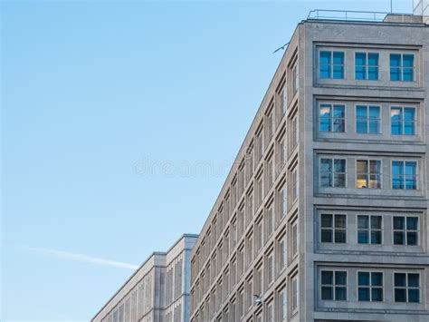 Urban Low Rise Building With Blue Sky Stock Photo Image Of Housing