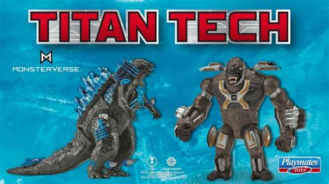 Monsterverse Titan Tech Figures Commercial Youtube