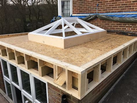 Installing a pitched roof on such a. Flat Roof Lanterns - Everitt and Jones