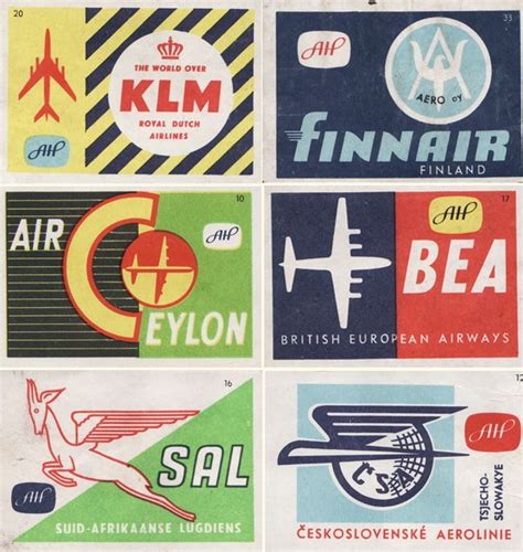 Vintage Airline Logos