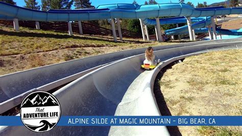 Alpine Slide At Magic Mountain Big Bear Ca Youtube California
