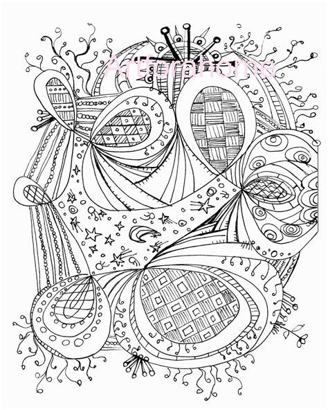 Summer holidays and tripping around in a colourful hippie van, ahhh memories. Printable Zentangle Coloring Pages - Coloring Home