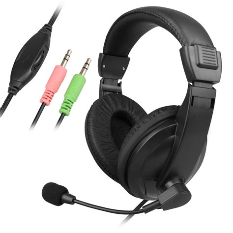 Wired Handsfree Stereo Gaming Headset With Microphone 35mm Over Ear
