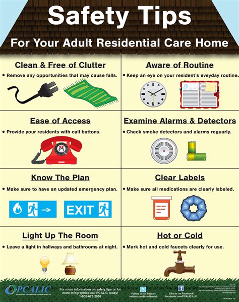 Safety Posters Tangram Personal Care And Assisted Living Insurance