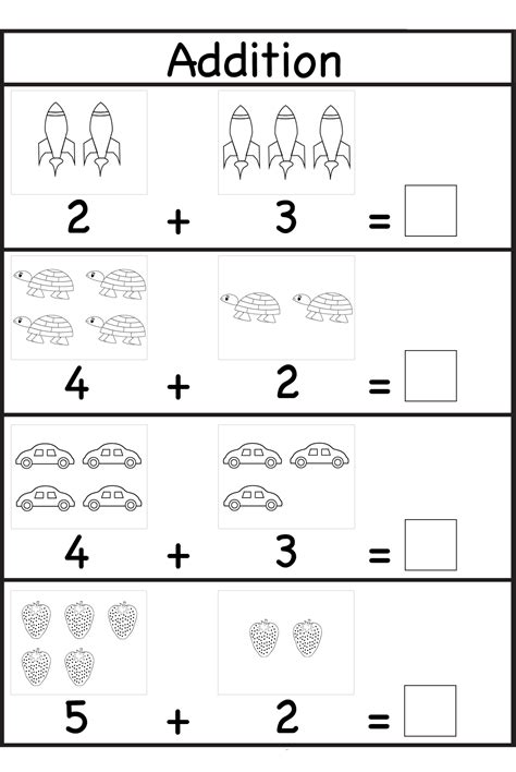Math Worksheets For 5 Year Olds